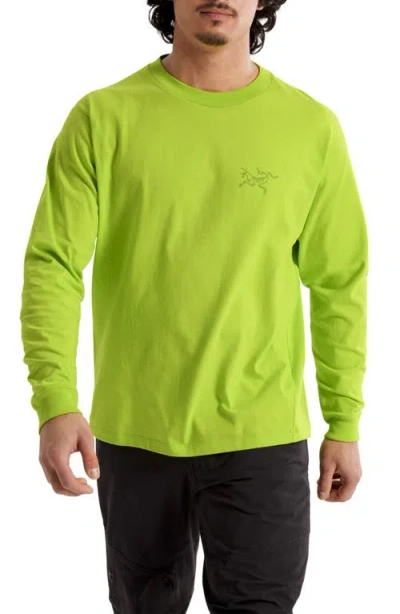 Arc'teryx Kragg Long Sleeve Cotton Graphic T-shirt In Green