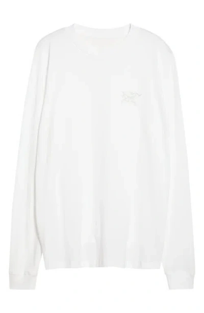 Arc'teryx Kragg Long Sleeve Cotton Graphic T-shirt In Red