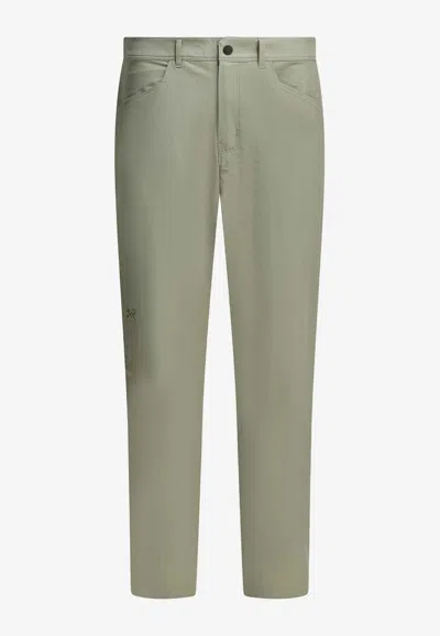Arc'teryx Kragg Mid-rise Technical Pants In Green
