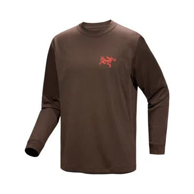 Pre-owned Arc'teryx Kragg Sl Cotton Bird Tile Long-sleeve Shirt 'carob/dynasty' | Brown | Men's Size Xxl