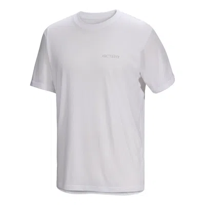 Arc'teryx Kragg Sl Cotton Blurred Bird T-shirt 'white' In Red