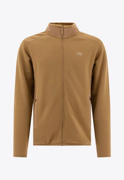 Arc'teryx Kyanite Zip-up Jacket In Brown