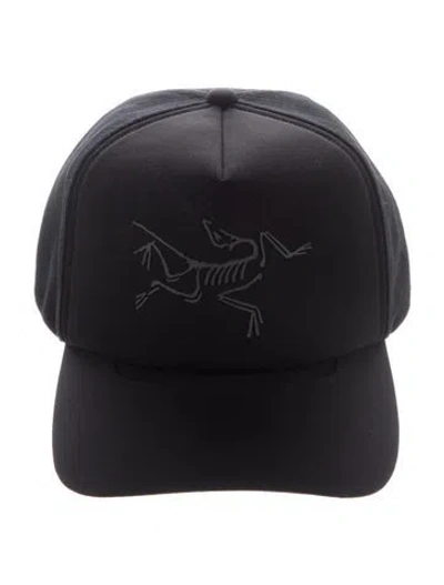 Pre-owned Arc'teryx Logo Baseball Hat In Black