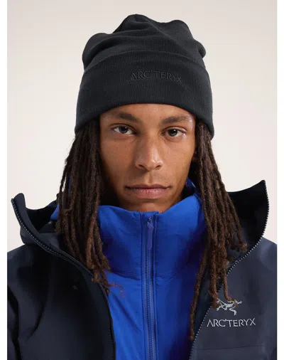 Pre-owned Arc'teryx Logo Beanie In Black
