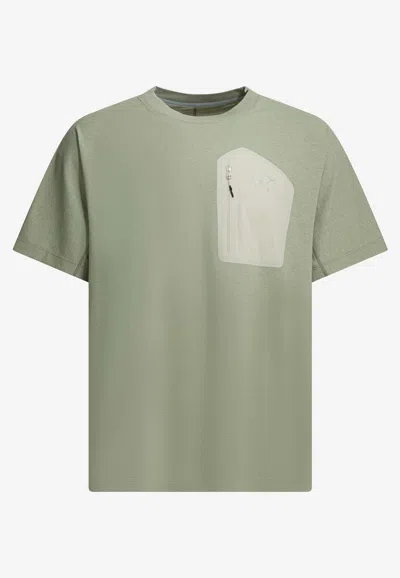 Arc'teryx Logo Crewneck T-shirt In Green