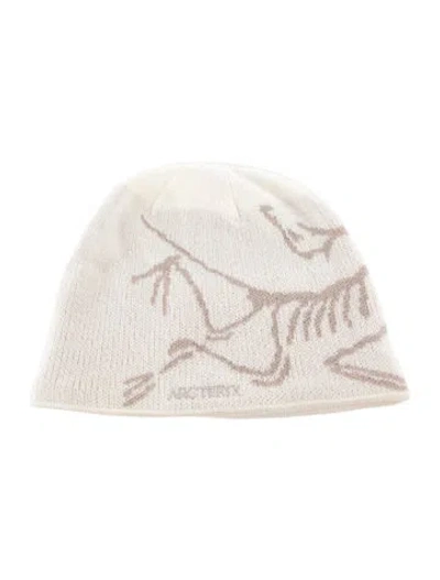 Pre-owned Arc'teryx Logo Embroidered Beanie In Neutrals