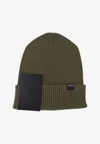 Arc'teryx Logo Patch Wool-blend Beanie In Green