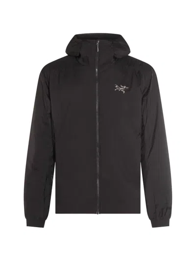 Arc'teryx Logo-embroidered Hooded Jacket In Black