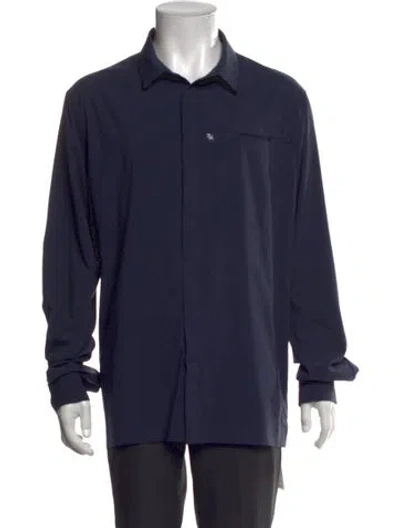 Pre-owned Arc'teryx Long Sleeve Shirt In Blue