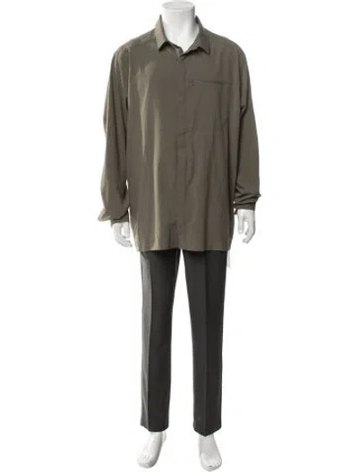 Pre-owned Arc'teryx Long Sleeve Shirt In Green