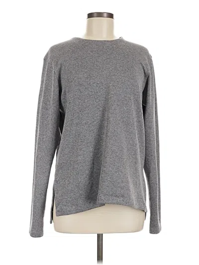 Pre-owned Arc'teryx Long Sleeve Top Gray Crew Neck Tops