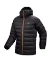 Arc'teryx Long-sleeved Down Jacket In Black
