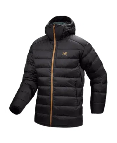 Arc'teryx Long-sleeved Down Jacket In Black
