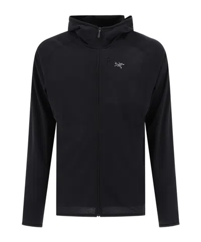 Arc'teryx Long-sleeved Casual Jacket In Black