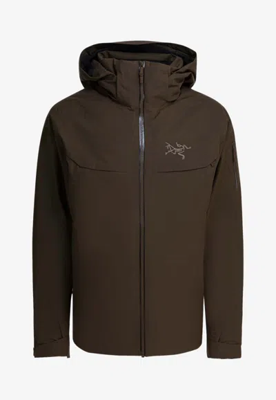 Arc'teryx Macai Ski Down Jacket In Brown