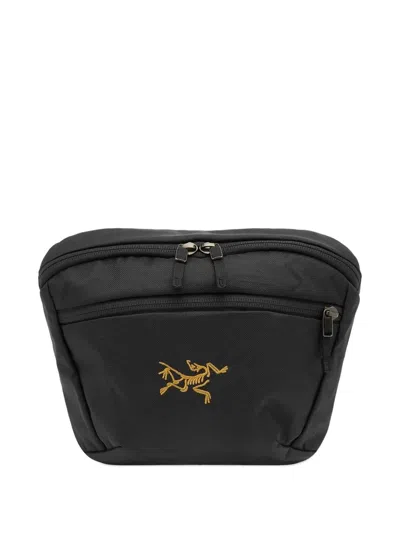 Arc'teryx Mantis 2 Logo Messenger Bag In Black