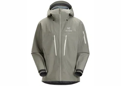 Pre-owned Arc'teryx Men's  Alpha Sv Jacket In Forage/grey