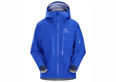Pre-owned Arc'teryx Men's  Alpha Sv Jacket In Vitality/blue