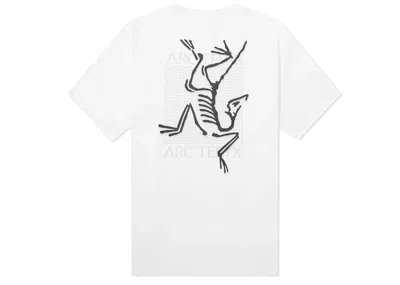 Pre-owned Arc'teryx Men's  Arc' Bird Logo T-shirt In White