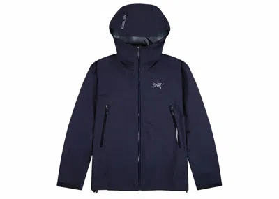 Pre-owned Arc'teryx Men's  Beta Jacket (ss24) In Black/sapphire