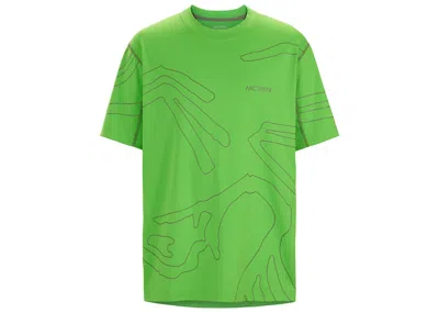 Pre-owned Arc'teryx Men's  Copal Grotto Line T-shirt In Portal