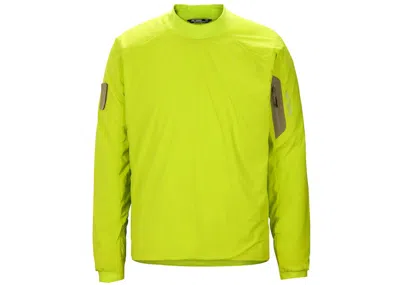 Pre-owned Arc'teryx Men's  Metric Insulated System_a Pullover In Limelight