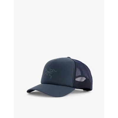 Arc'teryx Arcteryx Mens Black Sapphire Logo-print Mesh-panel Woven Cap