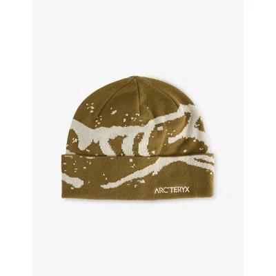 Arc'teryx Mens Arcteryx Grotto Toque Knitted Beanie In Bracken/sea Salt