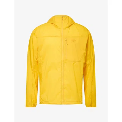 Arc'teryx Mens Squamish Soft-shell Hoody Larch In Yellow