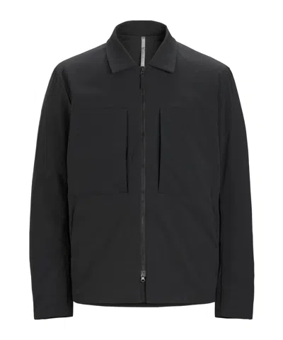 Arc'teryx Mionn Cotton Feather Coat Shirt In Black