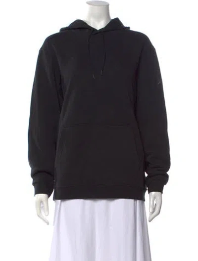 Pre-owned Arc'teryx Mock Neck Long Sleeve Hoodie In Black