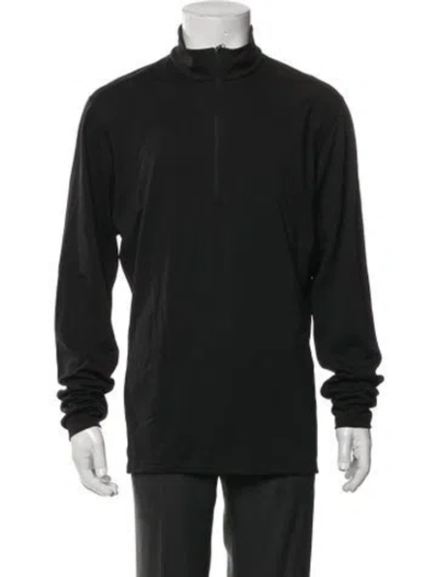 Pre-owned Arc'teryx Mock Neck Long Sleeve Pullover W/ Tags In Black