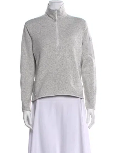 Pre-owned Arc'teryx Mock Neck Long Sleeve Sweatshirt In Grey