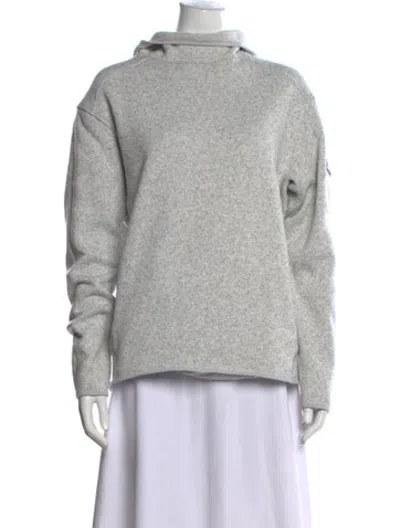 Pre-owned Arc'teryx Mock Neck Long Sleeve Sweatshirt In Grey