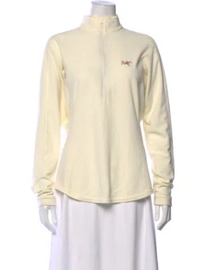 Pre-owned Arc'teryx Mock Neck Sweater In Neutrals