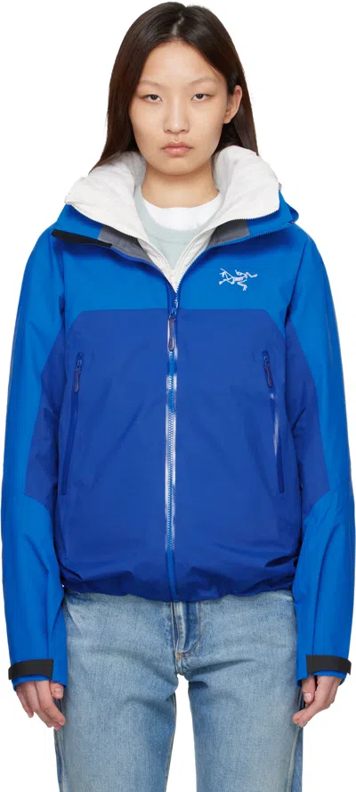 Arc'teryx Navy Beta Ar Jacket In Blue