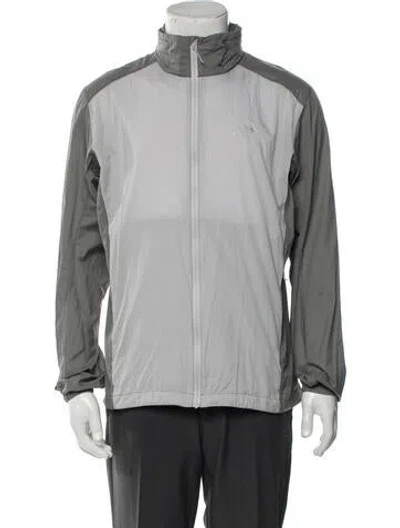 Pre-owned Arc'teryx 'nodin' Nylon Windbreaker In Gray