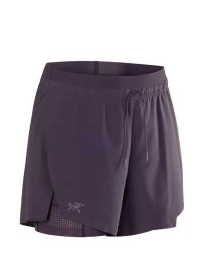 Arc'teryx Norvan 2-in-1 Shorts In Purple