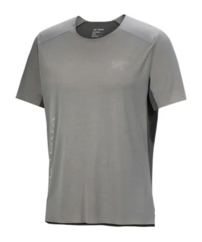 Arc'teryx Norvan Downword Logo Shirt Ss Men's In Gray