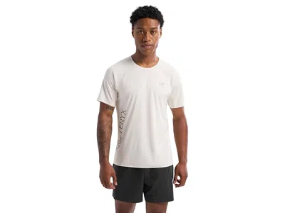 Arc'teryx Norvan Downword Logo Short Sleeve In White