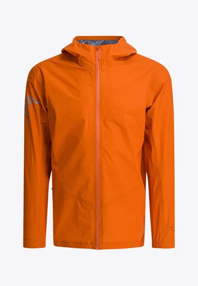 Arc'teryx Norvan Zip-up Jacket In Orange