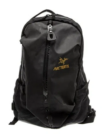 Pre-owned Arc'teryx Nylon Backpack In Black