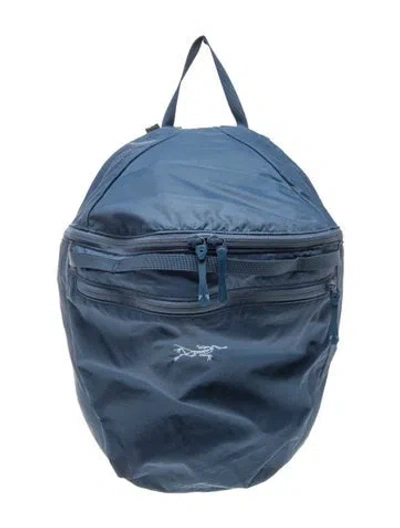 Pre-owned Arc'teryx Nylon Backpack In Blue