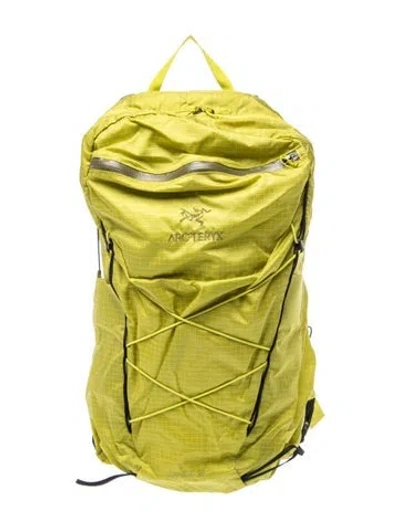 Pre-owned Arc'teryx Nylon Backpack In Green