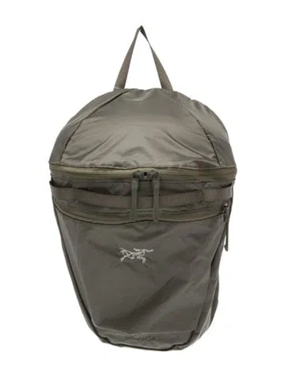 Pre-owned Arc'teryx Nylon Backpack W/ Tags In Gray