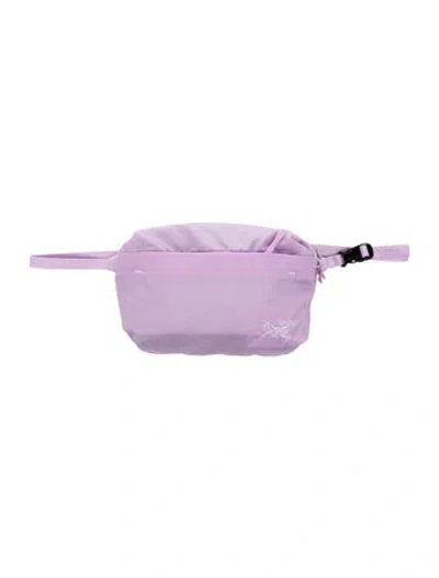 Pre-owned Arc'teryx Nylon Belt Bag In Purple
