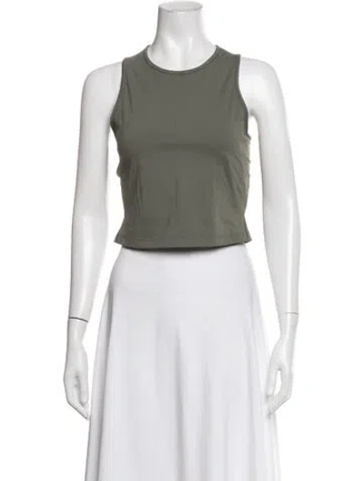 Pre-owned Arc'teryx Nylon Crew Neck Crop Top In Green