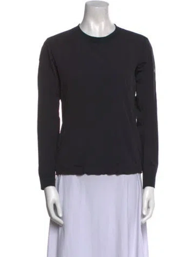 Pre-owned Arc'teryx Nylon Crew Neck Sweatshirt In Black