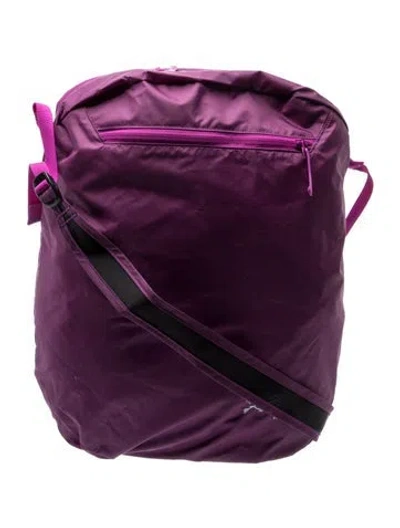 Pre-owned Arc'teryx Nylon Crossbody Bag In Purple