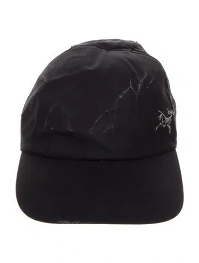 Pre-owned Arc'teryx Nylon Dad Hat In Black